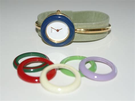 orologio gucci con ghiere colorate intercambiabili prezzo|Splendidi orologi da donna Gucci .